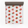 Colorful Strawberries Pattern Fitted Sheet