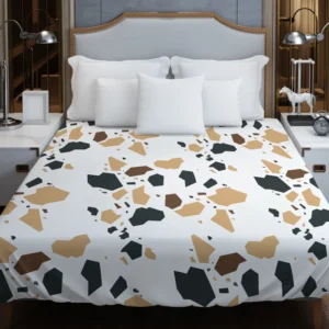 Colorful Terrazzo Design Duvet Cover