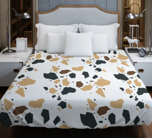 Colorful Terrazzo Design Duvet Cover