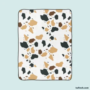 Colorful Terrazzo Design Fleece Blanket 1