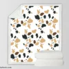 Colorful Terrazzo Design Sherpa Fleece Blanket