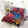 Colorful Zebra Stripes Print Bedding Set