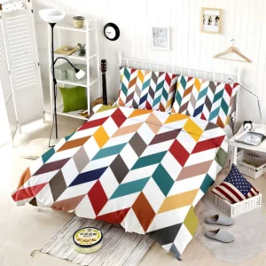 Colorful Zigzag Chevron Bedding Set