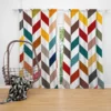 Colorful Zigzag Chevron Curtain