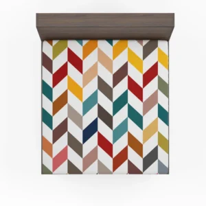 Colorful Zigzag Chevron Fitted Sheet