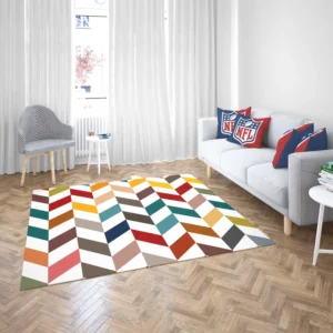 Colorful Zigzag Chevron Rug 2