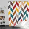 Colorful Zigzag Chevron Shower Curtain