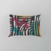 Contemporary Hand Drawn Shapes Pillow Case