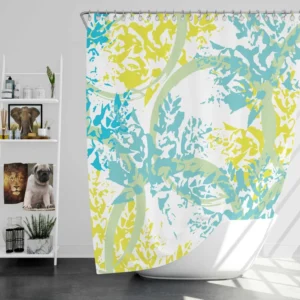 Coral Reef Underwater Plants Shower Curtain