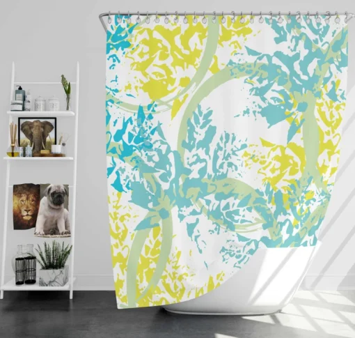 Coral Reef Underwater Plants Shower Curtain