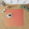 Coral Soft Warm Trend Color Rug