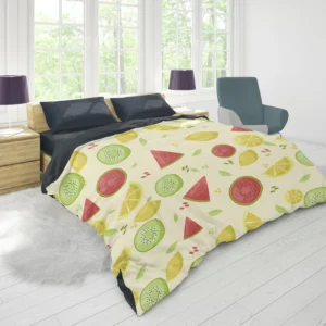 Corn Vegetable Seamless Pattern Duvet Cover 1