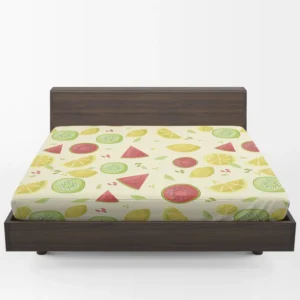 Corn Vegetable Seamless Pattern Fitted Sheet 1