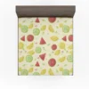 Corn Vegetable Seamless Pattern Fitted Sheet