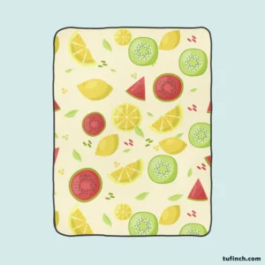 Corn Vegetable Seamless Pattern Fleece Blanket 1