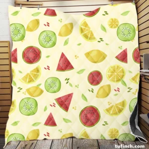 Corn Vegetable Seamless Pattern Quilt Blanket