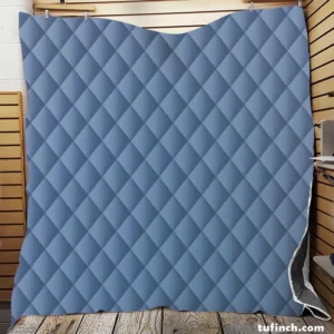 Cornflower Blue Color Quilt Blanket