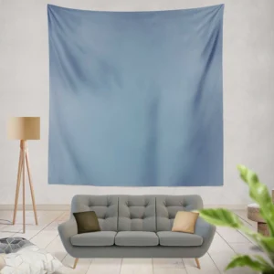 Cornflower Blue Color Wall Tapestry