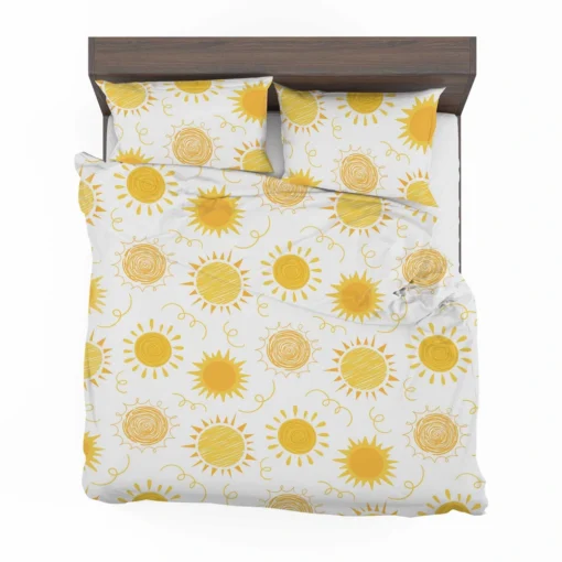 Crayon Sun Design Bedding Set 2