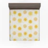 Crayon Sun Design Fitted Sheet