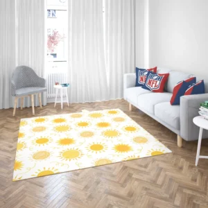 Crayon Sun Design Rug 2