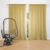 Cream Brulee Solid Color Curtain