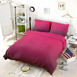 Crimson Rose Gradient Bedding Set