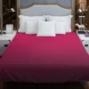 Crimson Rose Gradient Duvet Cover