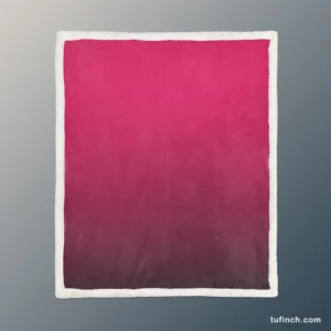 Crimson Rose Gradient Sherpa Fleece Blanket 1