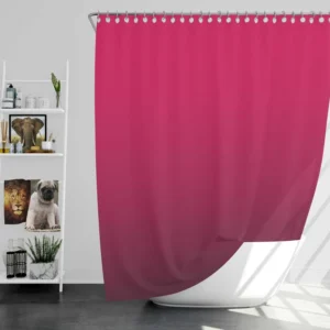 Crimson Rose Gradient Shower Curtain