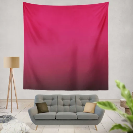 Crimson Rose Gradient Wall Tapestry