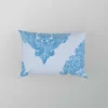 Crystal Blue Vintage Damask Pillow Case