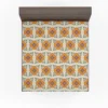 Crystal Floral Nature Damask Fitted Sheet