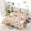 Cute Blooming Peach Flowers Bedding Set