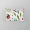 Cute Colorful Spring Flowers Leaves Pillow Case