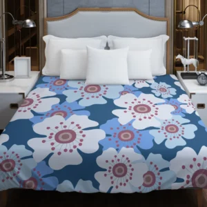 Daisies Summer Floral Print Duvet Cover