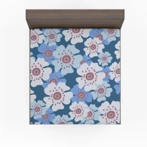 Daisies Summer Floral Print Fitted Sheet