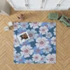 Daisies Summer Floral Print Rug