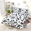 Dalmatian Print Black Dots Bedding Set