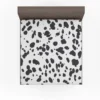 Dalmatian Print Black Dots Fitted Sheet