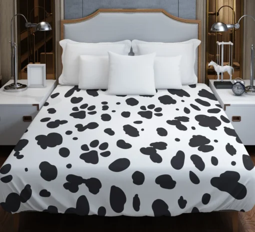 Dalmatian Skin Print Design Duvet Cover