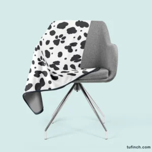 Dalmatian Skin Print Design Fleece Blanket 2