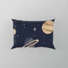 Dark Blue Galaxy Pattern Pillow Case