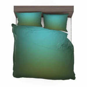 Dark Blue Green Gradient Bedding Set 2