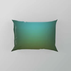 Dark Blue Green Gradient Pillow Case