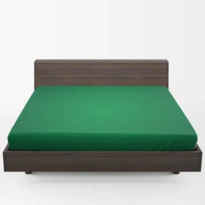 Dark Emerald Green Fitted Sheet 1