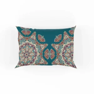 Dark Green Abstract Pattern Design on Background Pillow Case