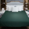 Dark Green Gradient Duvet Cover