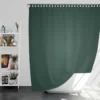 Dark Green Gradient Shower Curtain