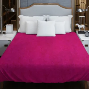 Dark Hot Pink Color Duvet Cover